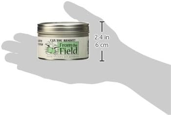 from The Field | Fine Ground Stalkless Catnip | Premium USA-Grown Catnip for Toys & Playtime | Fresh, Potent, Non-Toxic, Eco-Friendly | Safe for Kittens & Cats | Resealable 1 oz Can
