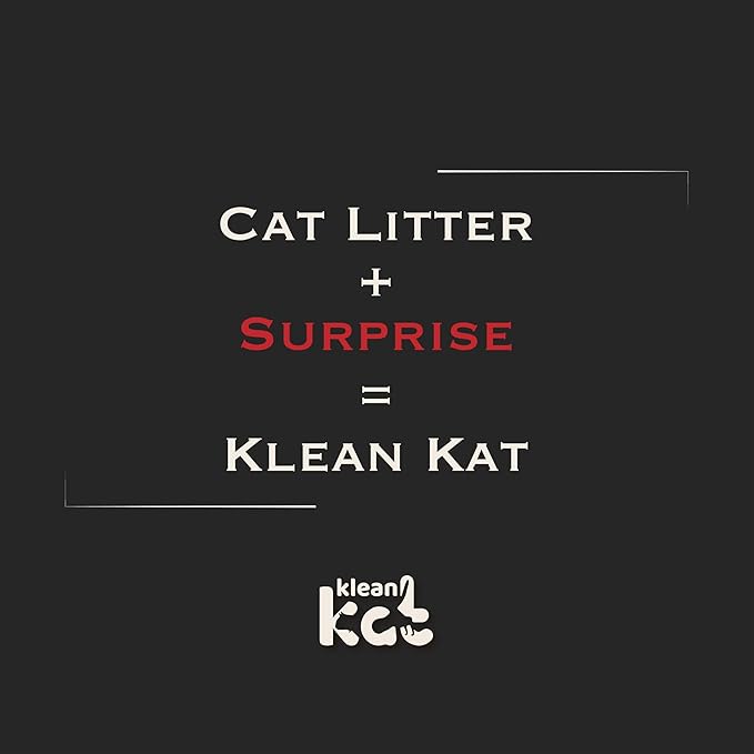 All Natural Clumping Cat Litter – Multiple Scents – Low Dust, Odor Control – (Lavender) 18 lb - Surprise Toy Inside