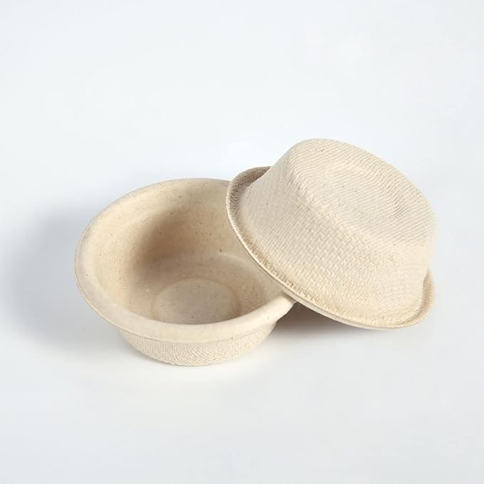 Paper Gecko Feeding Cups Reptiles Food and Water Bowls Feeder 0.5oz Small Cup Feeding Ledge Replacement Cups for Crested Gecko Lizards Spiders,100Pack