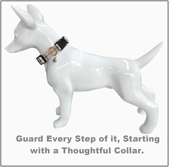 SuperBuddy Dog Collar and Leash,Breathable Adjustable Dog Collar-Safe Buckle-Collars for Small Medium Large Pet