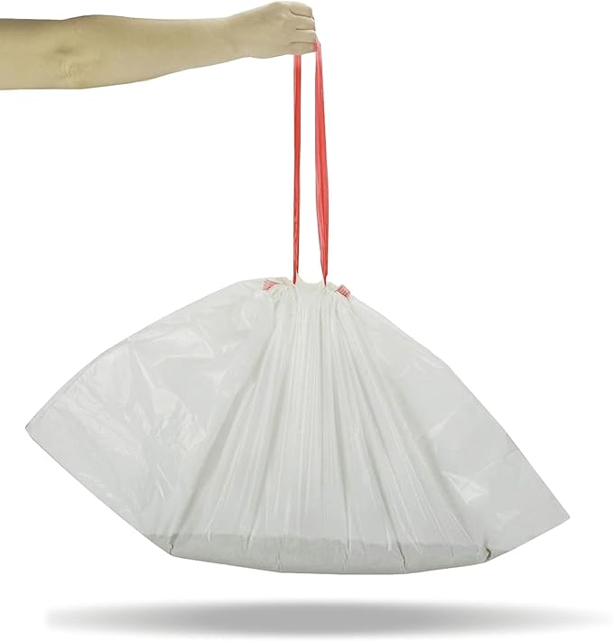 PETSWORLD Cat Litter Box Liners, Heavy Duty Litter Pan Liners Bags with Drawstring for Pet Cat Litter Tray (Unscented) (Extra Large - 36 x 18 Inches, 30 Count)