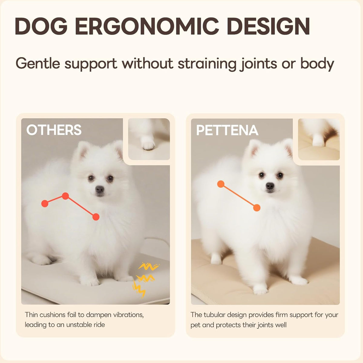 Pet Stroller Cushion for Dogs & Cats, Dog Stroller Mat, Ideal Accessories for Comfortable Rides