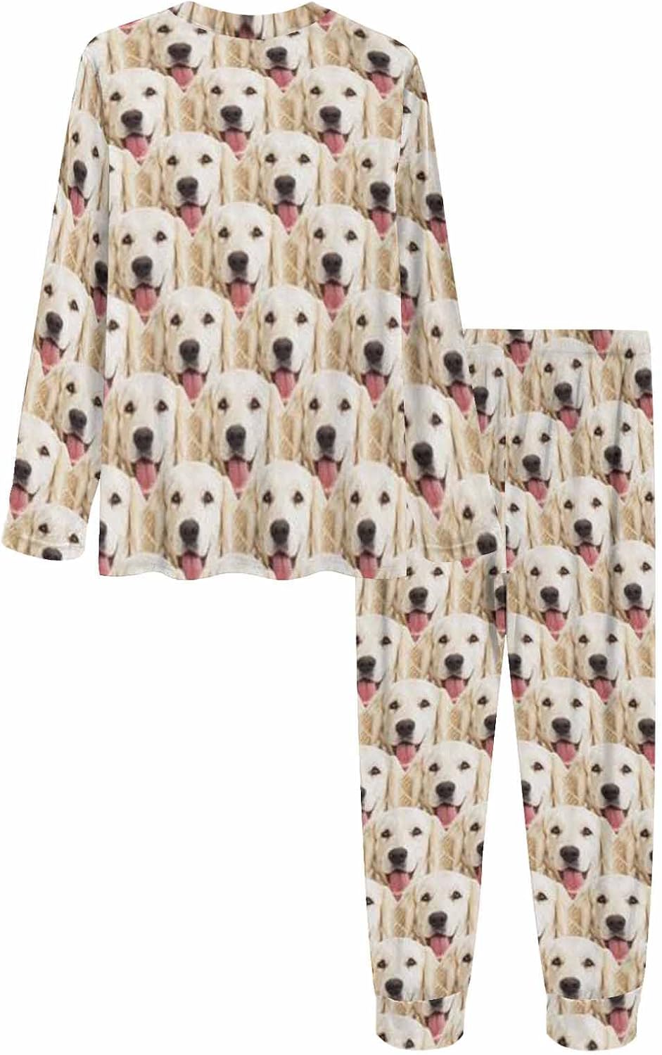 MyPupSocks Custom Face Pajamas Sets for Women, Personalized Photo Sleepwear XS-XXL