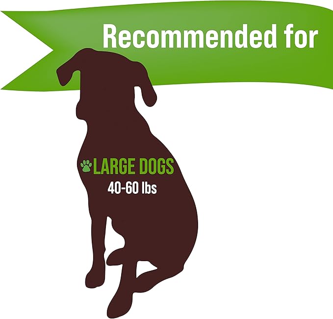 Buck Bone Organics Dog Chews, Moose Antlers for Dogs, Long Lasting Dog Bones for Aggressive Chewers, All Natural, No Preservatives, Wild Shed in The USA (Large)