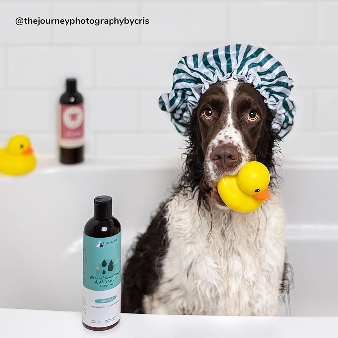 kin+kind Cat & Dog Conditioner with Shea Butter All-Natural Formula with Betaine & Aloe Moisturize & Restore Coat for Dogs and Cats Shed Defender & Coat Defense Pet Defender S 12 fl oz Made in USA