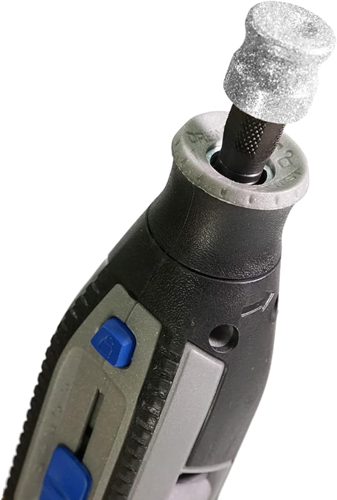 Diamond Dremel Dog Nail Grinder Bit, Dremel Nail Grinder for Pets, Faster Jumbo Dremel Diamond Bit for Dog Nails, 1/8'' Dremel Dog Nail Grinder Attachment, Dog Nail Grinder for Animals Nail Care