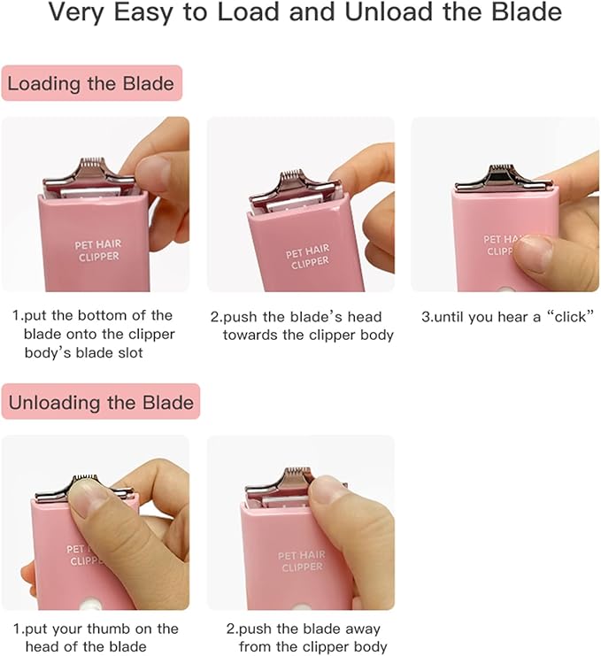 3 PCS Narrow Size Replaceable Ceramic Blades Set Pet Hair Clipper,Cat Dog Common Use Clipper Blade(#AP005)