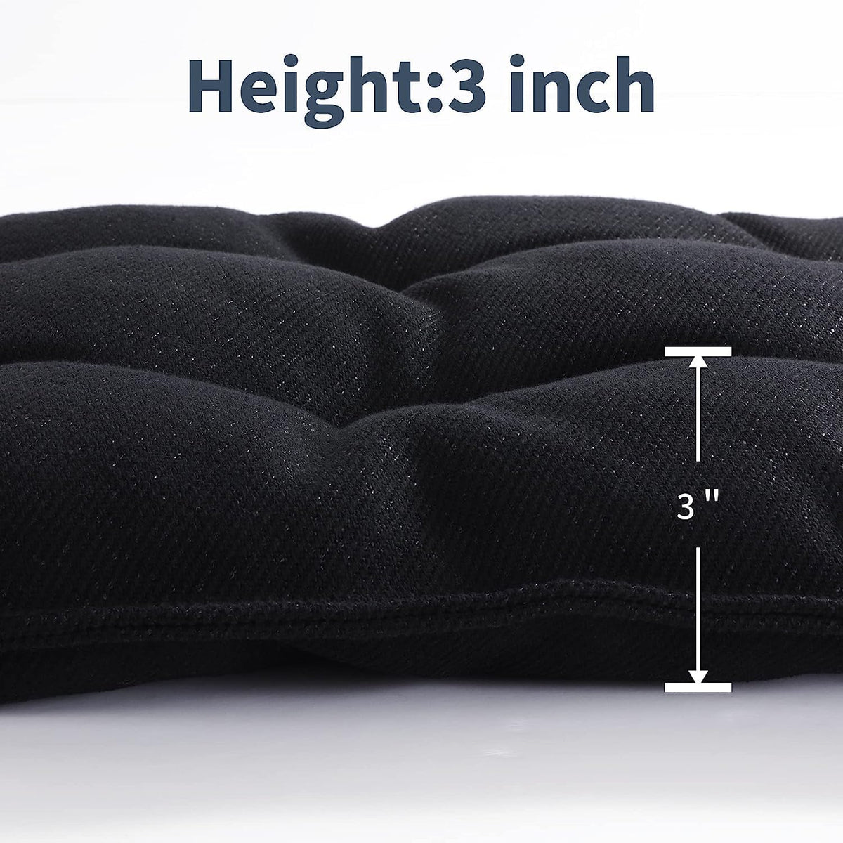 MABOZOO Chew Proof Indestructible Dog Beds for Aggressive Chewers,Durable Dog Crate Pad,Washable Tough Pet Mats for Kennel,Black,M 18x29 in