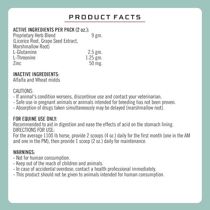 Formula 707 ULZERless Equine Supplement, 7.5lb Bag - Natural Gut Support for Horses with Ulcer Risk Factors