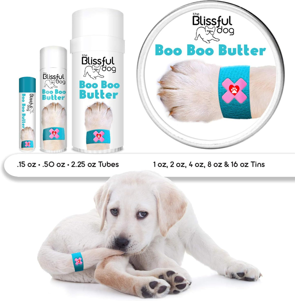 3 Cute Puppies Boo Boo Butter, 4 oz