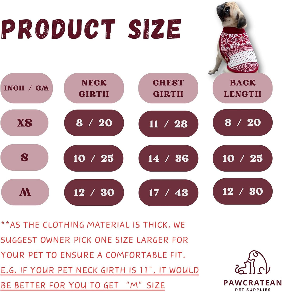 Cute Sweater for Dogs and Cats Soft Flannel Pet Outfit Warm and Cozy Animal Hoodie Small to Large Pet Clothes for Halloween Parties and Everyday Wear (Small, Red National Totem)