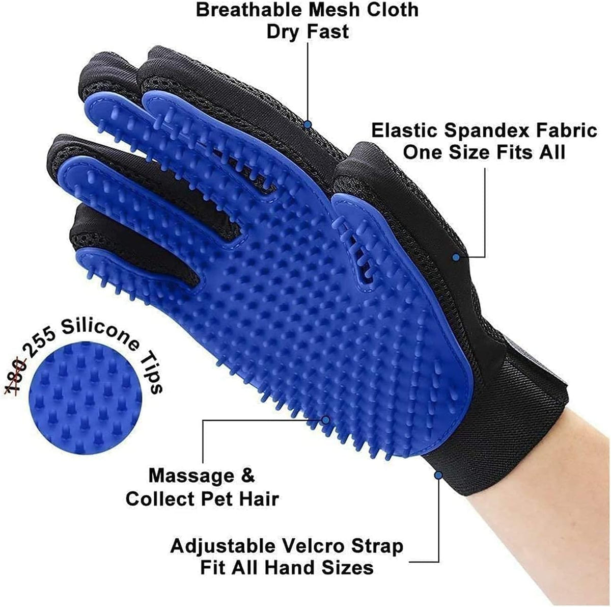 SincoPet Washable Pee Pads for Dogs + Free Puppy Grooming Gloves/Quilted, Fast Absorbing Machine Washable Dog Whelping Pad/Waterproof Puppy Training Pad/Housebreaking Absorption Pads