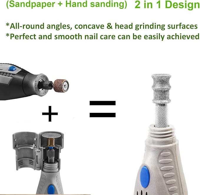ClassB+80 Diamond Dog Nail for Dremel, Screw-Mounted Mode Nail Dremel Tool for Dogs, Especially Suitable for Long-Haired Dogs, Dremel Polishing Bits, Animals Nail Care & Home Grinder Tools