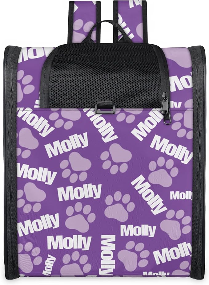 Cat Backpack Carrier-Customizable, Breathable Pet Carrier Backpack for Outdoor Travel/Vet Visits/Daily Use, Adjustable & Secure Design for Small Dogs and Cats Style5