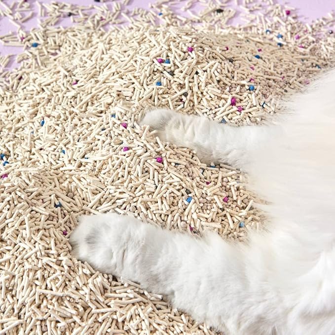 Mixed Tofu Cat Litter, Heavy Duty Flushable Kitty Litter, 5.5Lb/88Oz Original 8 Pack
