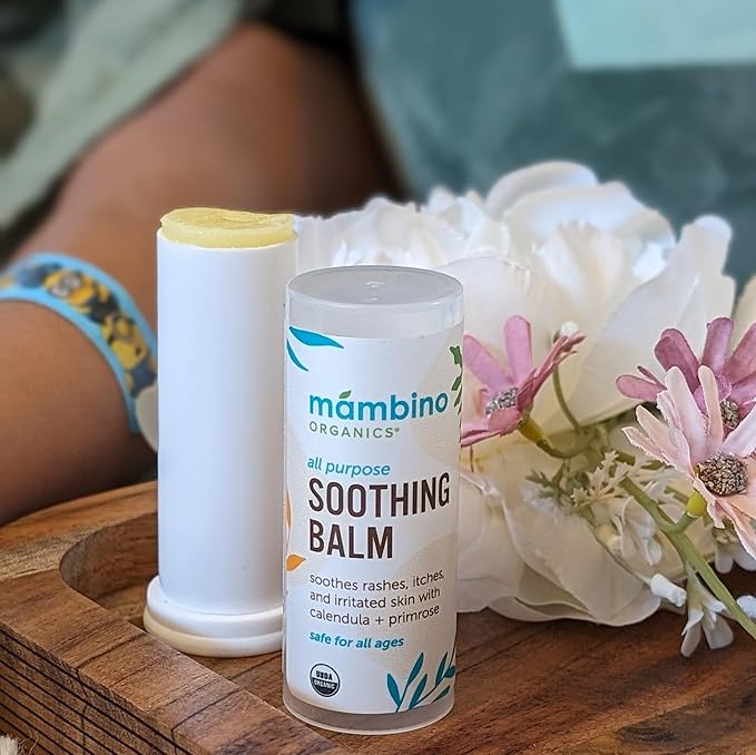 Mambino Organics Outdoor Set - Anti-Bug Mosquito Repellent Spray, Soothing Stick – All Natural, DEET-Free, Citronella Insect Repellant – 4 Fluid Ounces