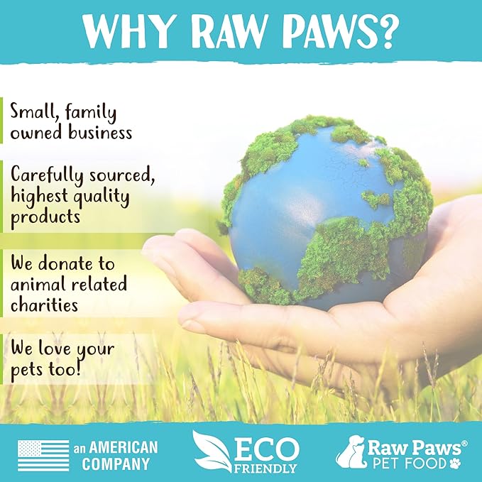 Raw Paws Freeze Dried Ferret Food - Chicken Recipe 16-oz - Made in USA - Grain Free Diet for Small, Adult, Senior & Baby Ferrets - Use as Treats for Rewarding & Training, Ferret Food Dry
