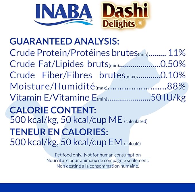 INABA Dashi Delights for Cats, 2.5 Ounce Cup, 6 Cups Total, Chicken Recipe