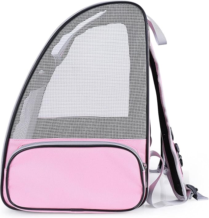 Lollimeow Cat Backpack Carrier, Ideal for Small Animals & Puppies, Airline Approved,Safe for Travel, Hiking, Vet Transport & Outdoor Use Fully Ventilated Design for Ultimate Comfort On-The-Go
