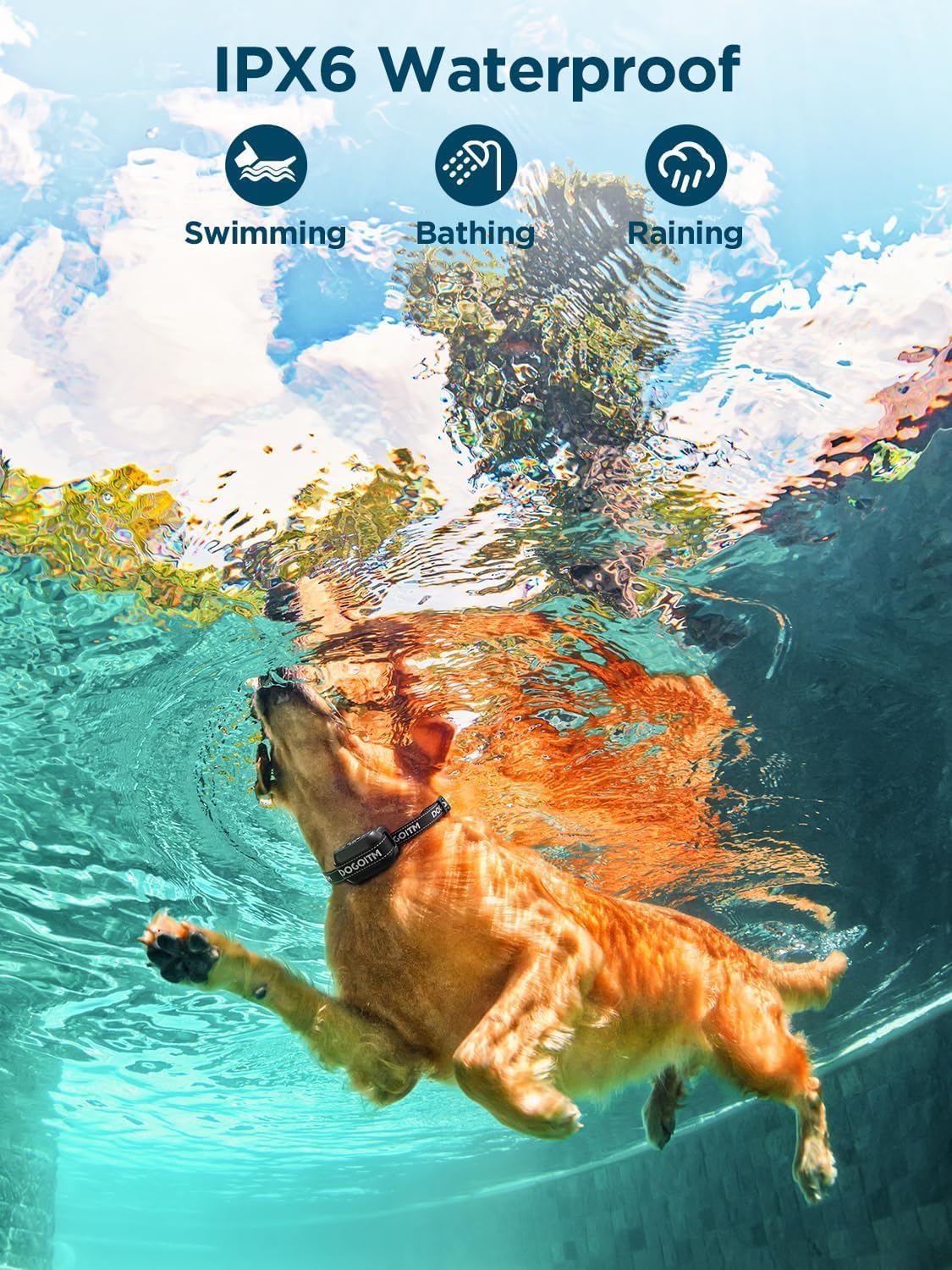 Wireless Dog Fence for 2 Dogs, GPS Wireless Dog Collar with 3 Correction Mode, Pet Containment System with AI Smart Signal, Electric Dog Fence Collar for Outdoor Use(2 Collars)