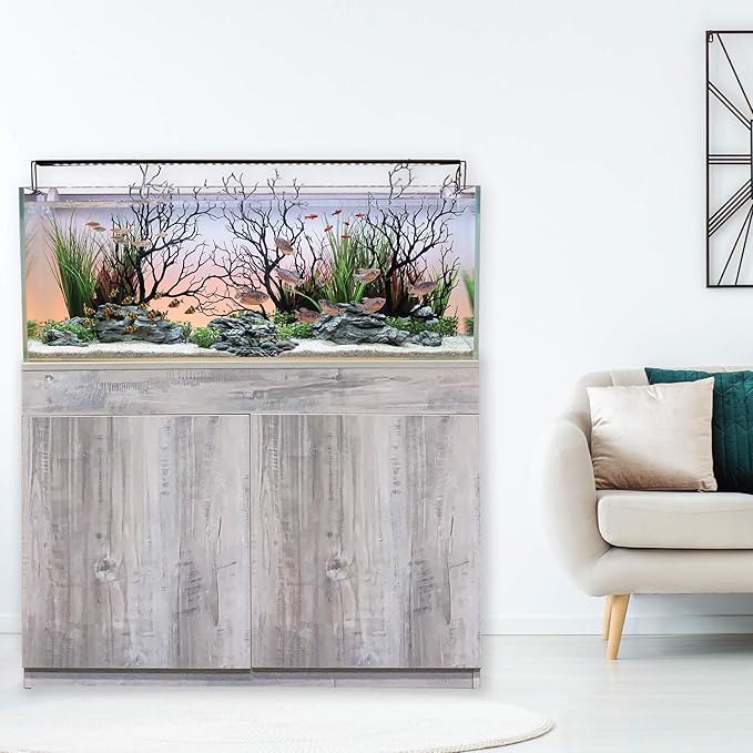 CURRENT USA ColorPlus Smart LED Aquarium Light 36 inch with App and Voice Control by Alexa & Google Home | Extra Vivid Colors for Freshwater Aquarium Fish Tank and Terrariums| Aluminum (36" to 48")