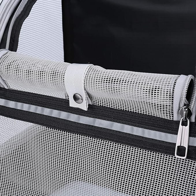 Lollimeow Cat Backpack Carrier, Ideal for Small Animals & Puppies, Airline Approved,Safe for Travel, Hiking, Vet Transport & Outdoor Use Fully Ventilated Design for Ultimate Comfort On-The-Go