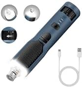 Dog Nail Grinder 7-Speed & 360° LED Light, Professional Pet Nail Grinder for Dogs and Cats, Electric Dog Nail Trimmer Painless Paws Grooming & Smoothing Tool for Large Medium Small Dogs Cats Pets