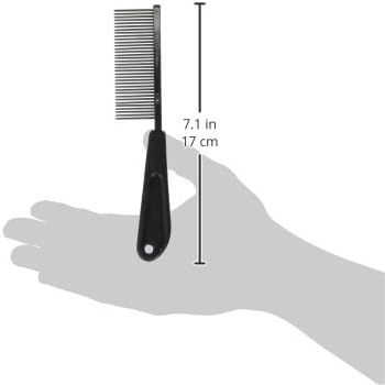 Resco Professional Anti-Static Dog, Cat, Pet Comb for Grooming, Steel Pins, Fine Tooth Spacing