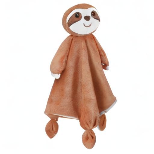 Pro Goleem Sloth Security Blanket Soft Loveys for Babies for Boys and Girls Newborn Lovie Infant Blankie Sloth Baby Stuff Baby Snuggle Toy Stuffed Animal Baby Gifts 14 Inch