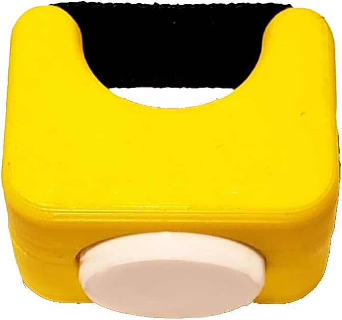 Flex Clicker Hands-Free Training Ring | Finger Clicker for Dog Obedience | Puppy Behavior Tool | Animal Trainer for Birds & Horses | Discipline & Behavior Aid | Easy-to-Use Teaching Device | Yellow