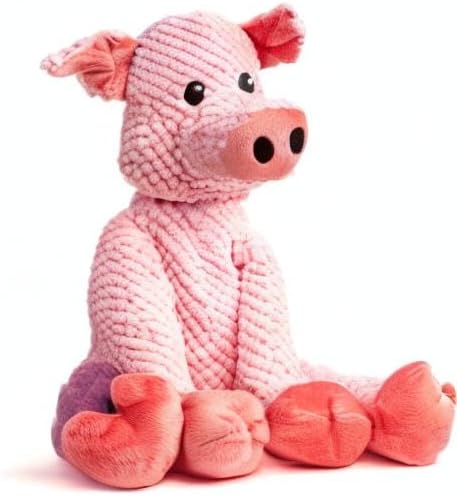 fabdog, inc. Floppy Pig Dog Toys (Small), Large Breeds