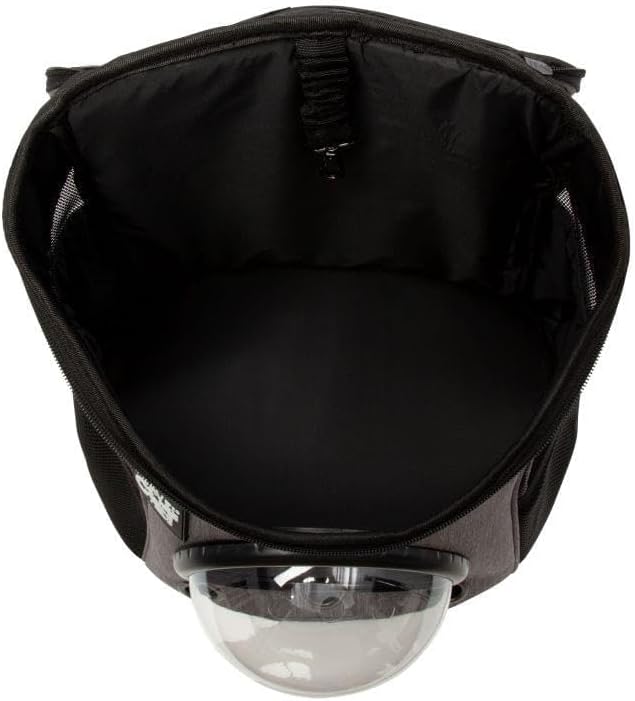 Fat Cat Backpack Carrier - Airline Approved Cat Carrier with Space Capsule Bubble for for Small Cats, Kitten - Premium Grey Heather Cat Carrier Backpack for Outdoor, Travel, Hiking, Pet Supplies