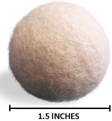Balls for Cats - Felt Wool Cat Toy Balls for Small Pet Fetch and Play - Eco Friendly Quiet Wool Ball Cat Toy for Cats and Kittens - Choose Your Colors (White)