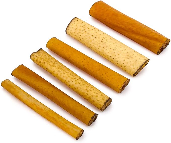 ValueBull USA Pig Skin Retriever Rolls, 4 Inch, Smoked, 25 Count - Premium USA Pork Hide Dog Chews, One-Piece, Easy Digestion, High Protein