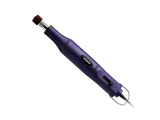 Andis 66745 EasyClip 2-Speed Pet Nail Grinder, Purple