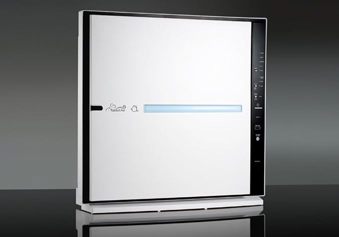 Rabbit Air, MinusA2 Air Purifiers for Home, Ultra Quiet HEPA Air Purifier - Wall Mountable Air Purifiers for Home Large Room, Allergies, Dust, Mold, Smoke & VOCs - (SPA-780A, White, Odor Remover)
