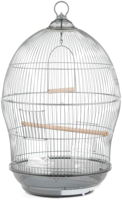 Maykoosh Neo-Classical Nostalgia Scrollwork Bird Cage with Intricate Design, Durable Metal Construction, Spacious Interior