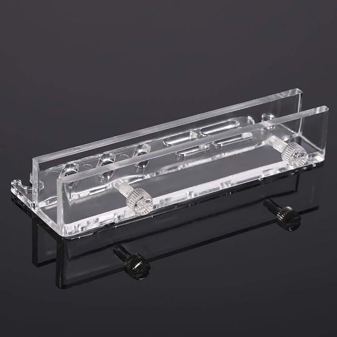 Fdit Acrylic Water Plants Grass Maintenance Tool Holder Aquarium Rack Organizer Fish Tweezers Scissors Storage Rack
