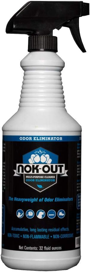 NOK OUT Odor Remover, Pet Deodorizer and Cleaning Spray, Made in the USA, 32 Fluid Ounce Spray