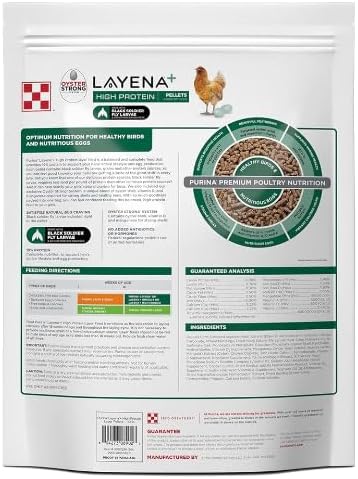 Purina Layena + High Protein Layer Chicken Feed (10 Pound)