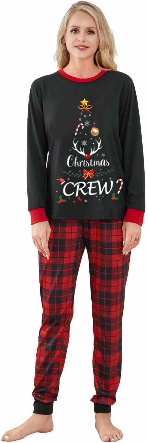 Matching Family Christmas Pajamas Set - Xmas Sleepwear PJs