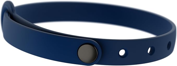 Break Away Collar for Cats - Soft, Thin, and Lightweight Safety Buckle Collar with Name Tag Ring for Outdoor Cats and Sensitive Skin Kittens by Nuvuq (6 ⅞" to 10 ¼", Dark Blue)