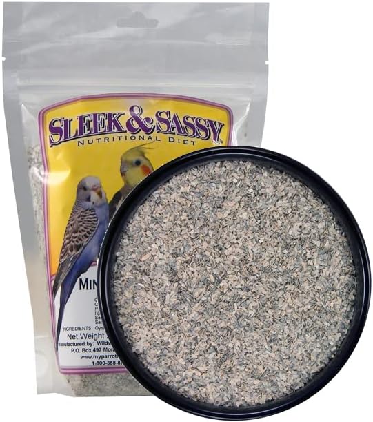 SLEEK & SASSY Mineralized Health Grit for Birds (40 oz.)