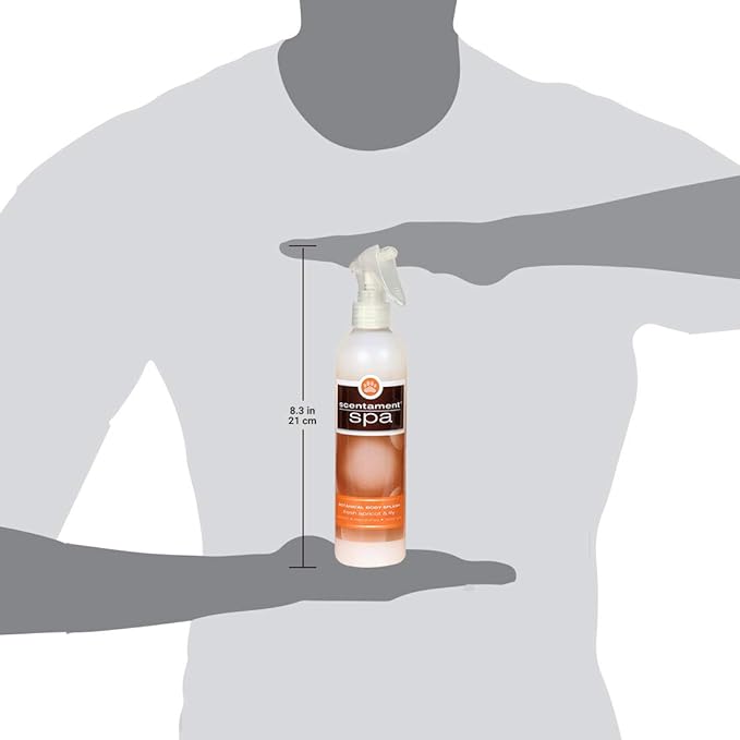 Best Shot Scentament Spa Botanical Body Splash, Body Spray Conditioner for Pets, Cat and Dog Cologne Spray, Alcohol-Free, Ready To Use, Apricot Lily, 8 Oz.