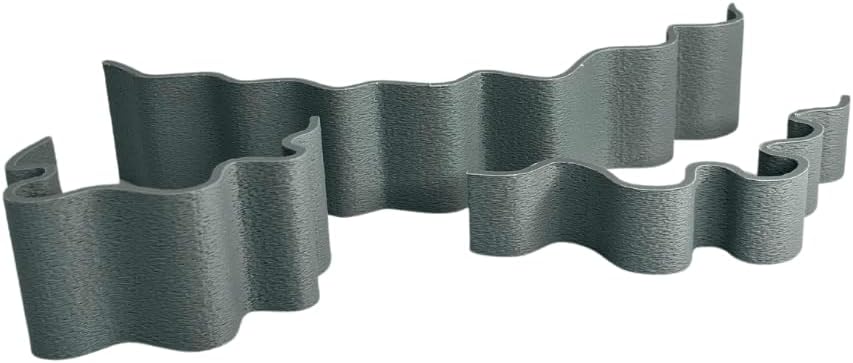 REEFSHAPE Aquarium or Terrarium Substrate Cliffs Combo Pack | Separate Substrate Layers in Aquariums or Terrariums to Create Cliffs & Depth | Made in USA (Cliff Combo, Gray)