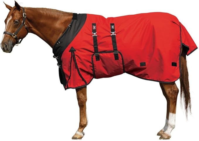 STORM SHIELD Contour Collar Classic II Horse Turnout Blanket | Bellyband Closure | Horse Blankets for Winter Waterproof | Weather Protection | Winter Horse Blanket