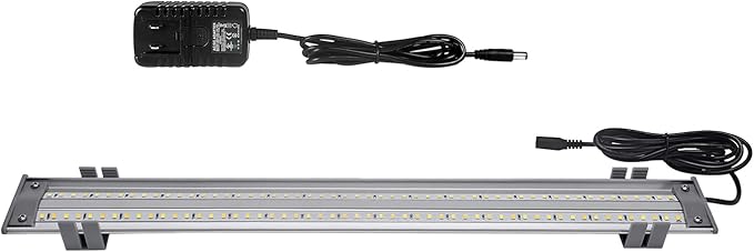 HappyBird Lighting Bird Cage Light - Full Spectrum LED Pet Light - Simulates Natural Environment - Safe for Soft Bill Birds – Easy to Install - (18" Long)