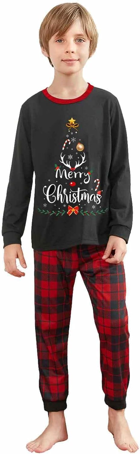 Matching Family Christmas Pajamas Set - Xmas Sleepwear PJs