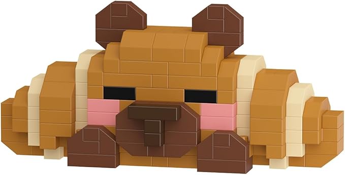 Croissant Cute Capybara Baking Bread Series Mini Building Toy Kawaii Animals Set Micro Adorable Pet Buildings Small Bricks Gifts Toys