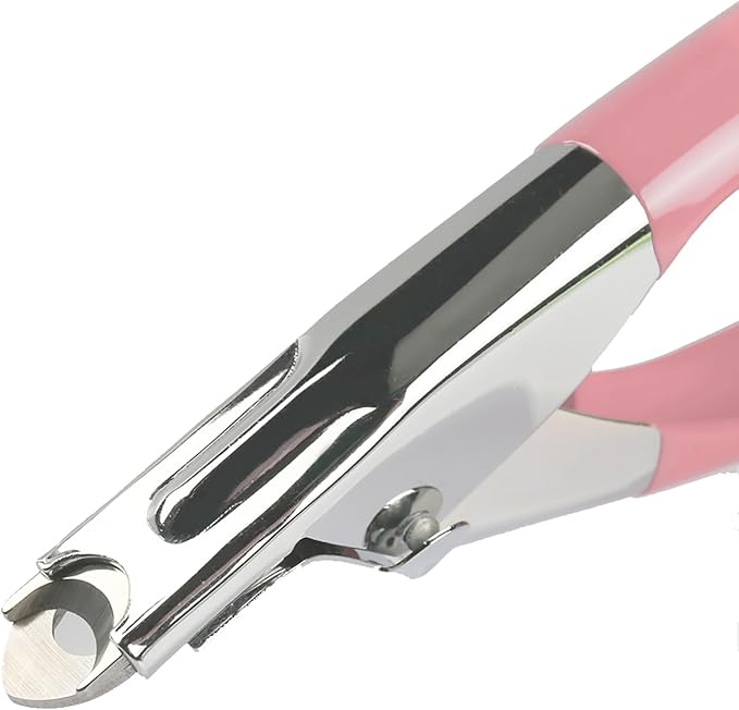 Dog Cat Pets Nail Clippers, Professional Pets Claw Trimmer with Free Nail File, Sharp Stainless Steel Blade, Sturdy Non Slip Handles - for Safe, Professional at Home Grooming